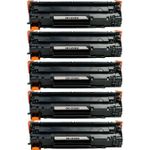 5 stuks HP 83X (CF283X) toner zwart hoge capaciteit (Inkt Maxx Huismerk)