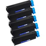 5 stuks Oki 44574702 toner (Inkt Maxx Huismerk)